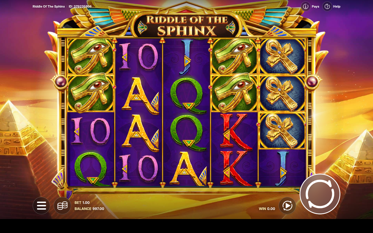 Riddle of the Sphinx gameplay