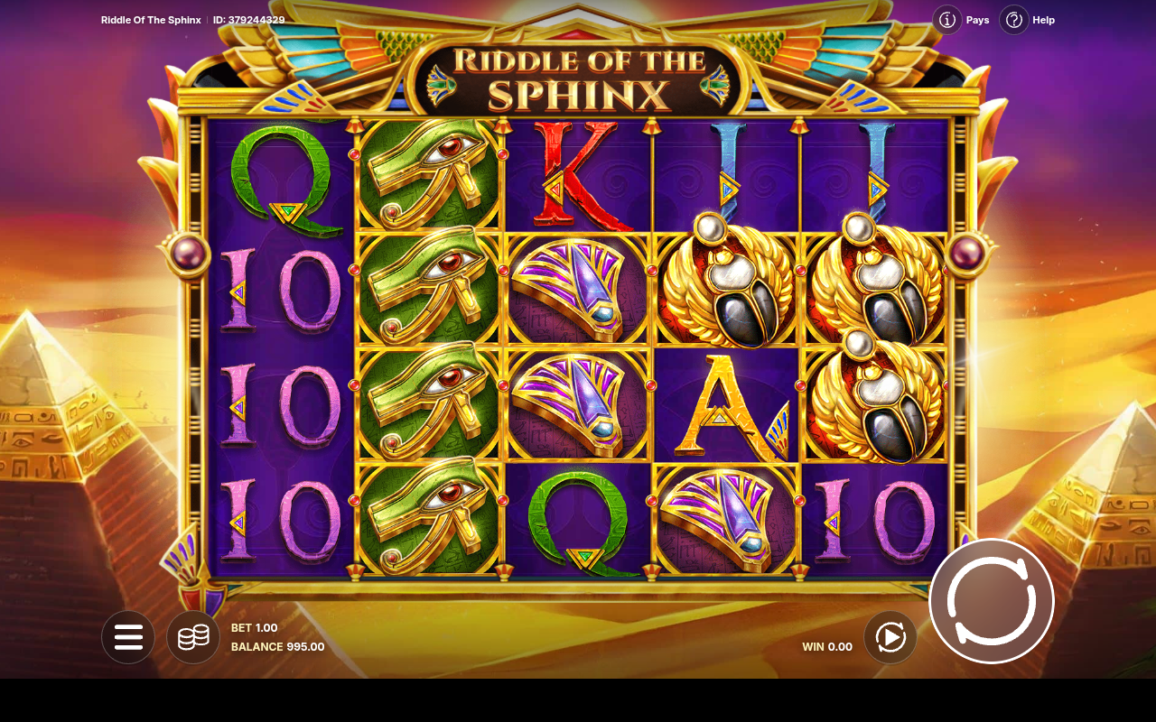Riddle of the Sphinx gameplay