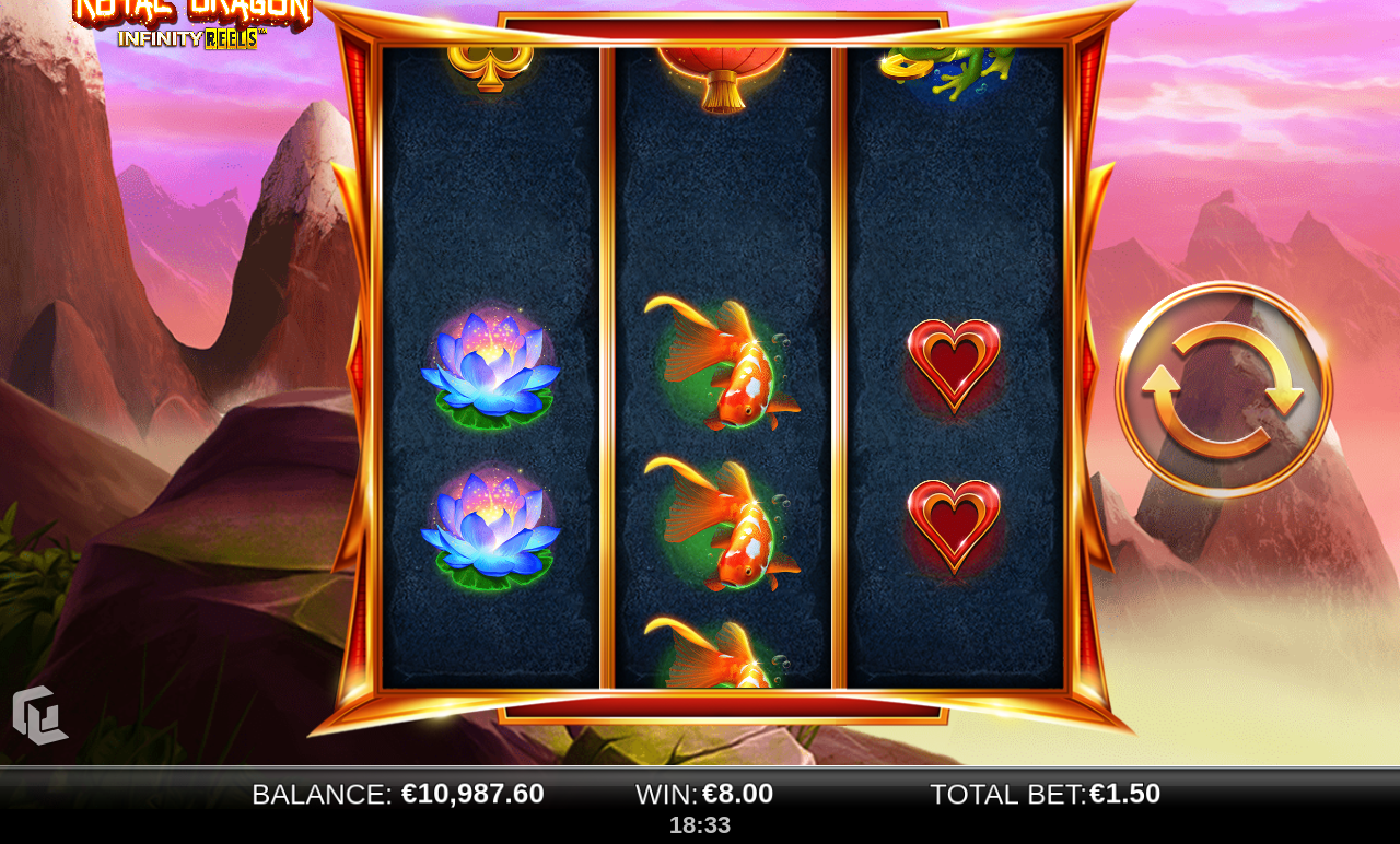 Royal Dragon Infinity Reels gameplay