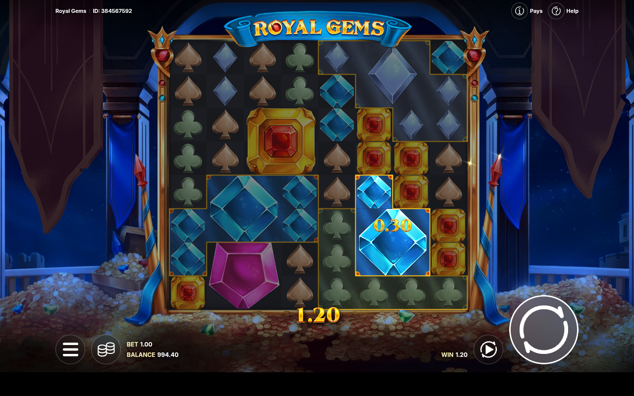 Royal Gems gameplay