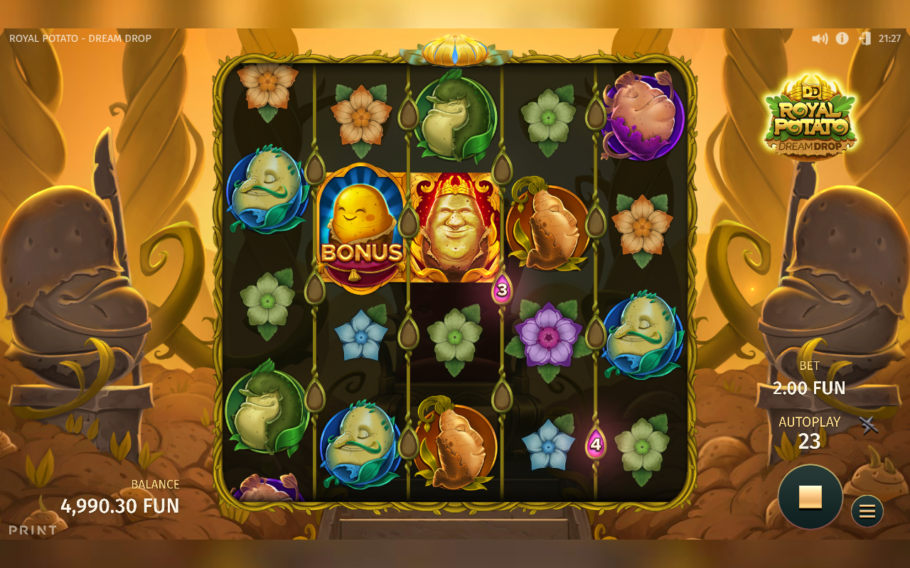 Royal Potato: Dream Drop gameplay