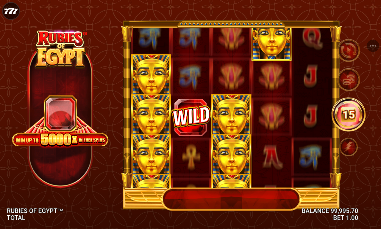 Rubies of Egypt gameplay