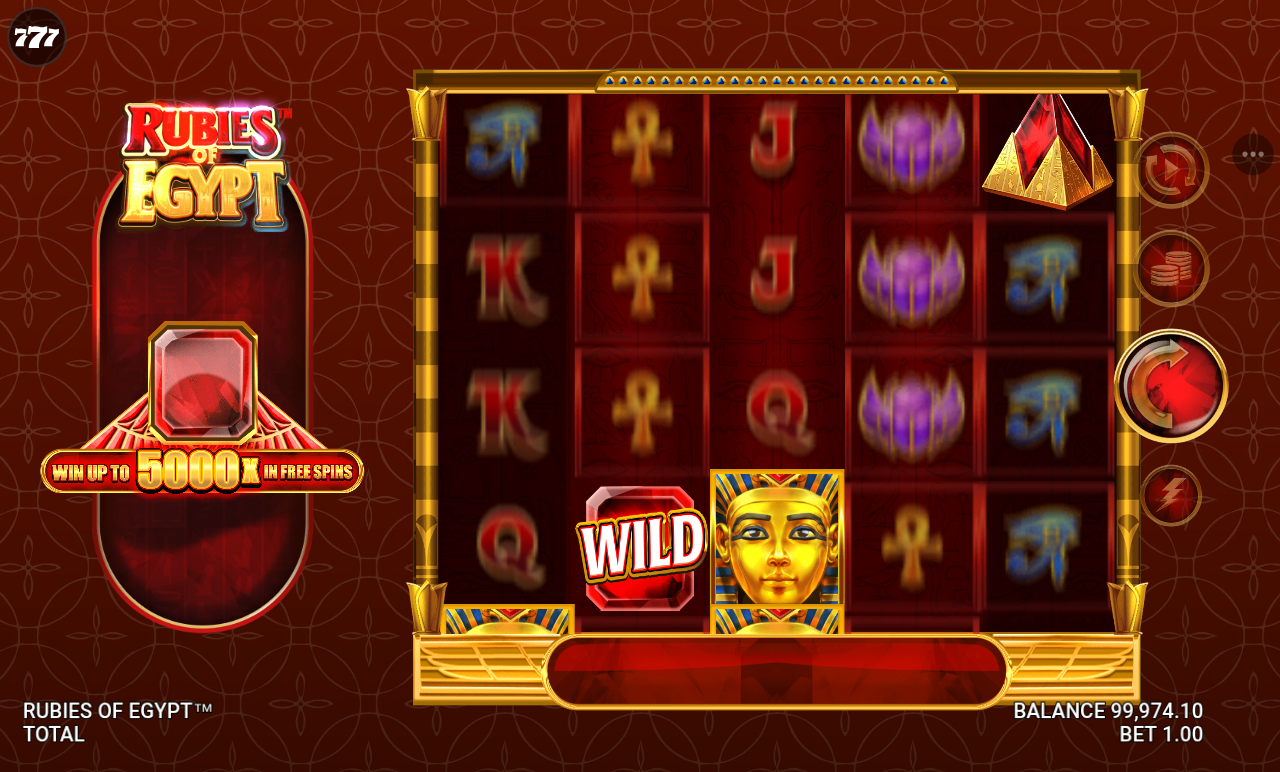 Rubies of Egypt gameplay