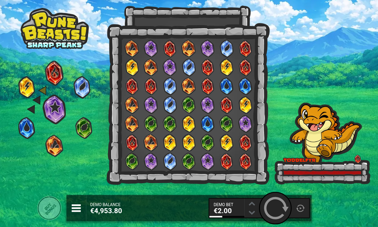 Rune Beasts! Sharp Peaks gameplay