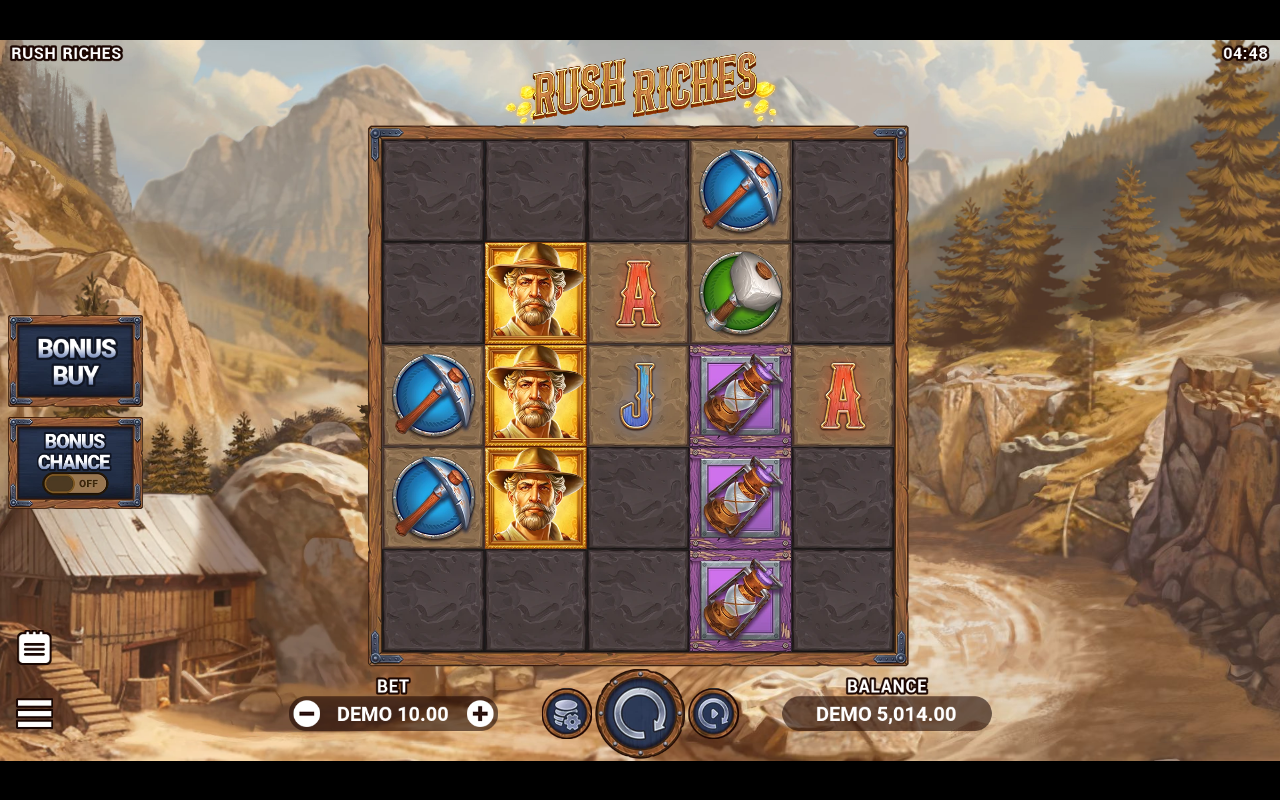 Rush Riches gameplay