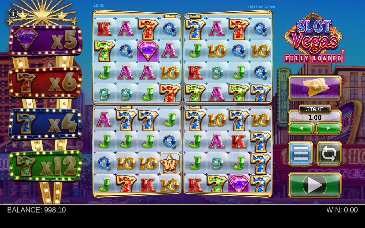 Slot Vegas Fully Loaded gameplay