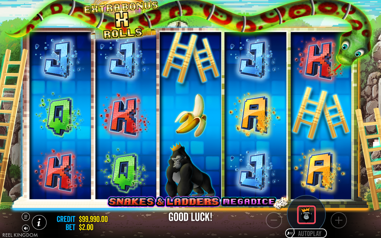 Snakes and Ladders Megadice gameplay