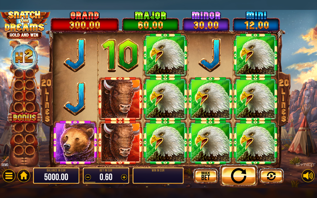 Snatch the Dreams: Hold and Win base game