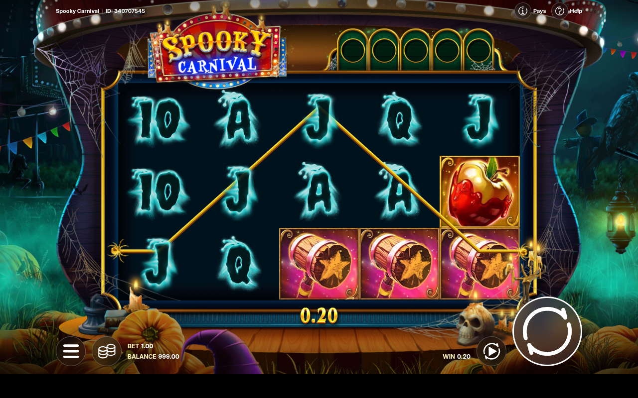 Spooky Carnival gameplay
