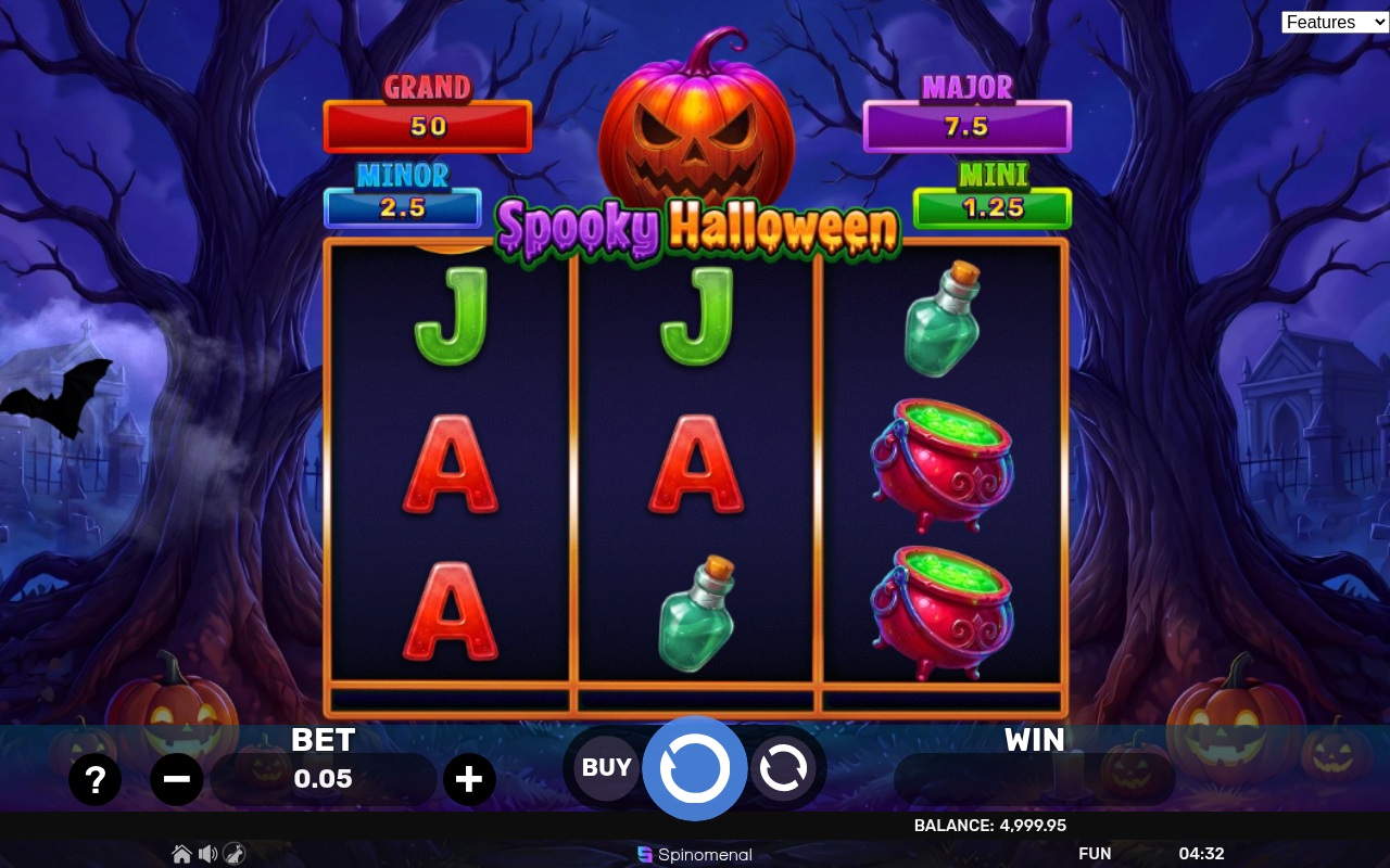 Spooky Halloween - Hold & Hit 3x3 gameplay