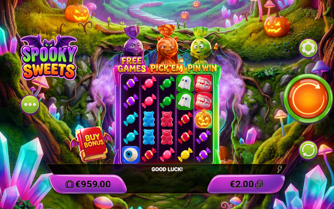 Spooky Sweets gameplay