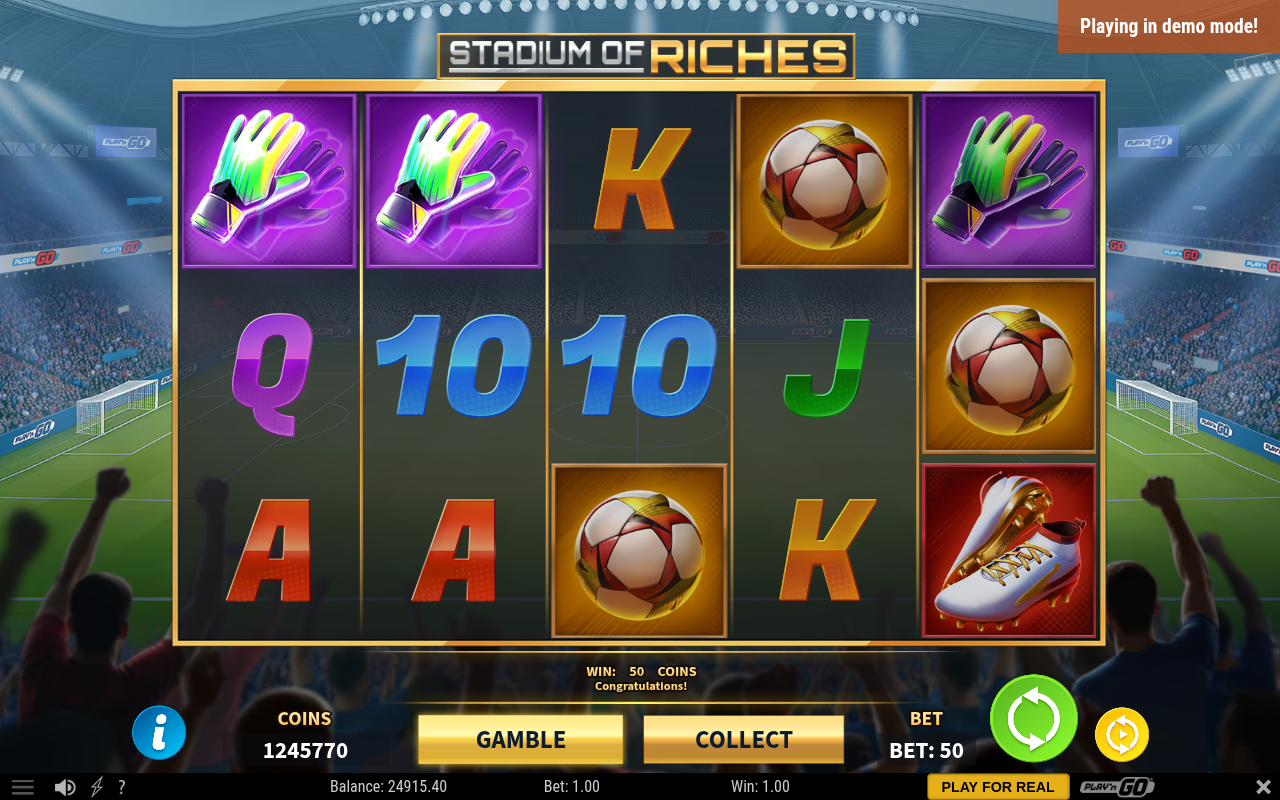 Stadium of Riches gameplay