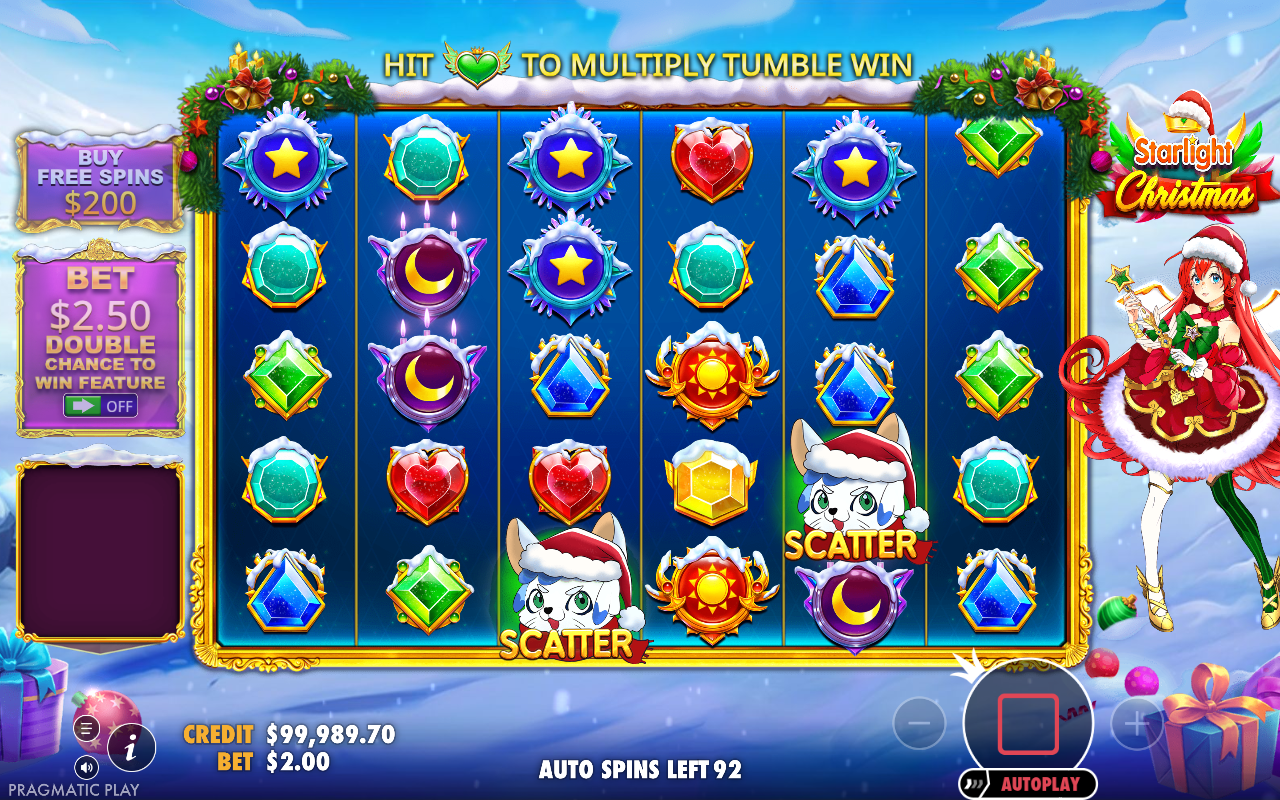 Starlight Christmas gameplay