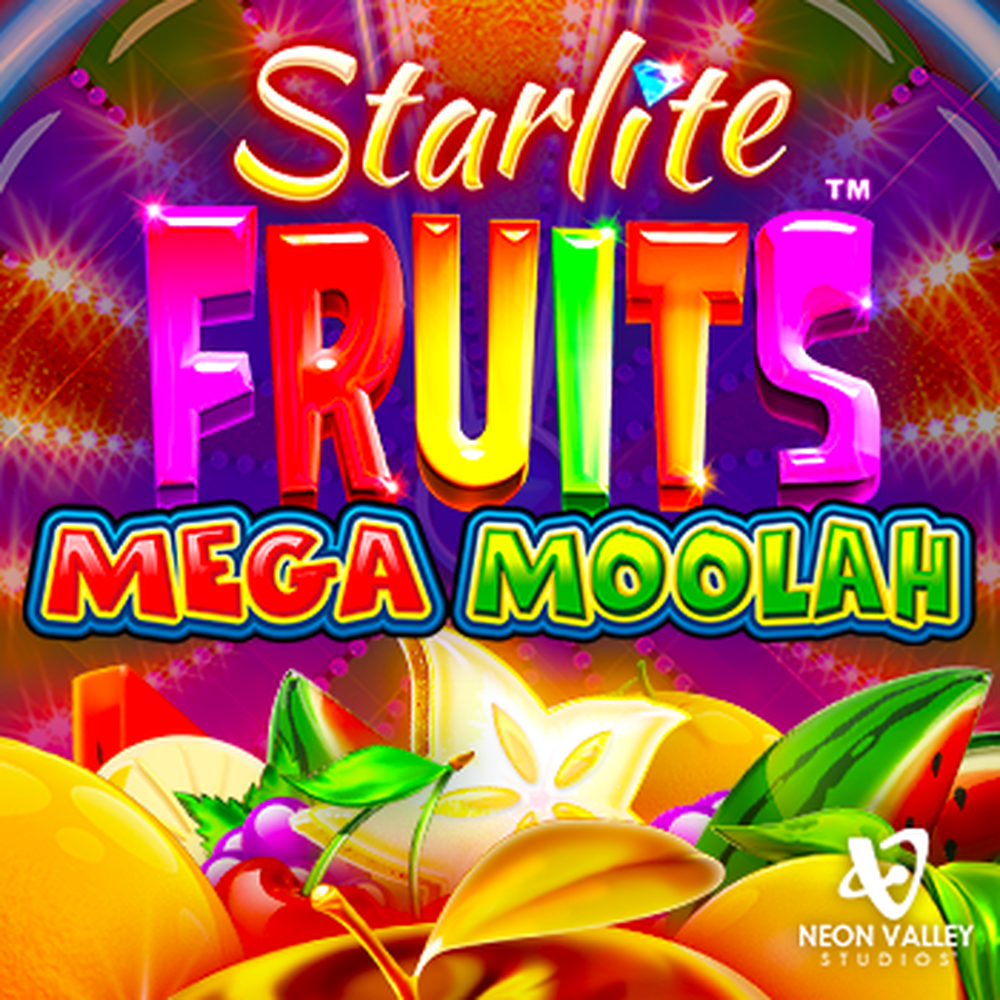 Starlite Fruits Mega Moolah slot by Neon Valley Studios