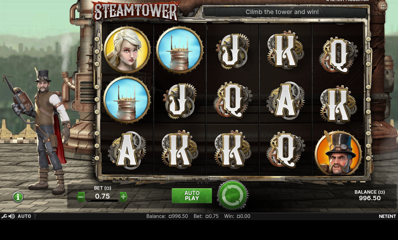 Steam Tower gameplay