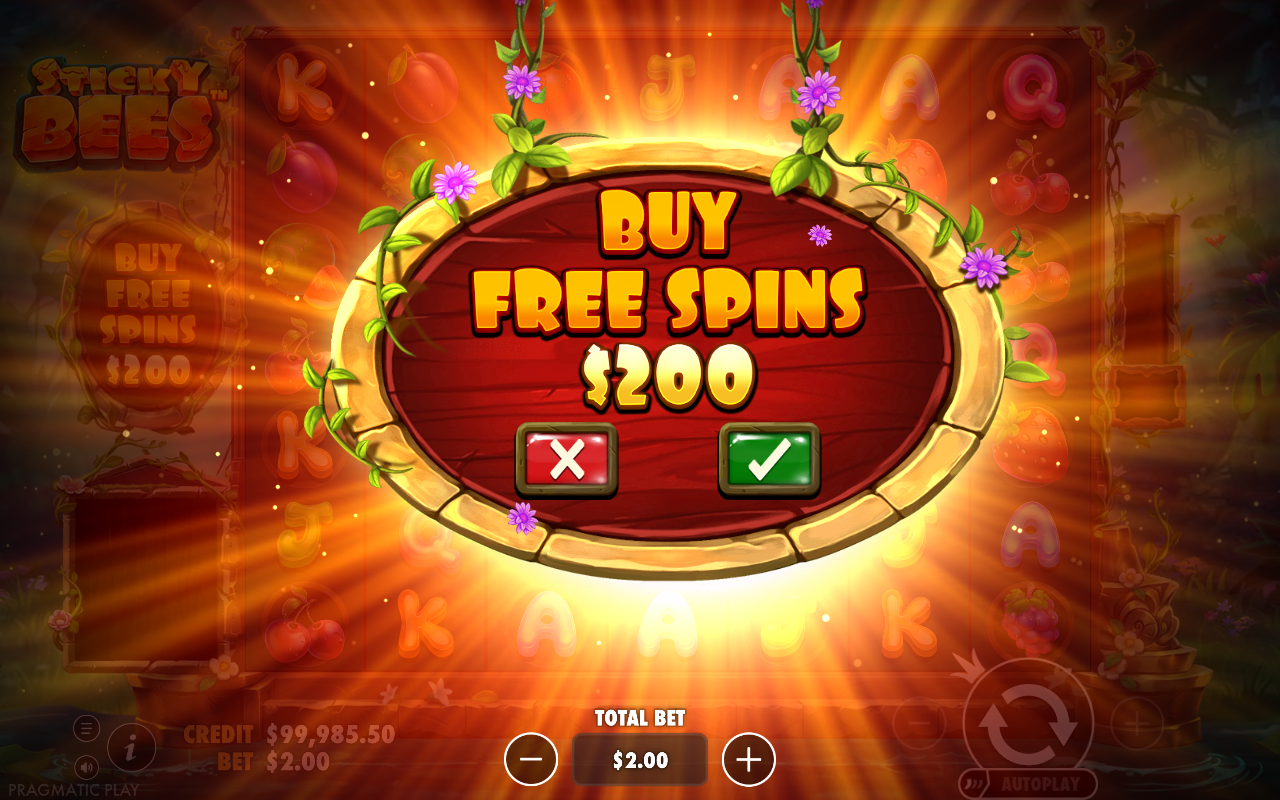 Sticky Bees bonus buy