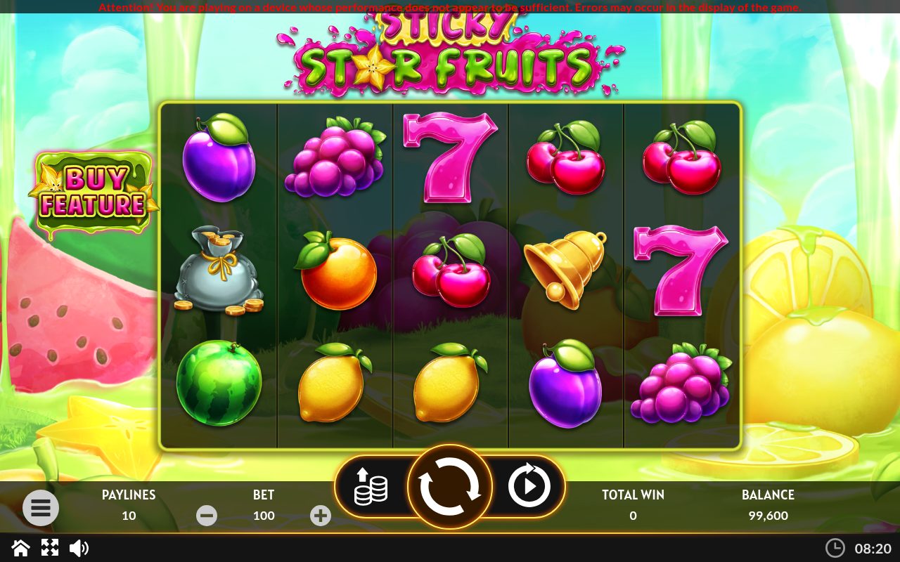 Sticky Star Fruits gameplay