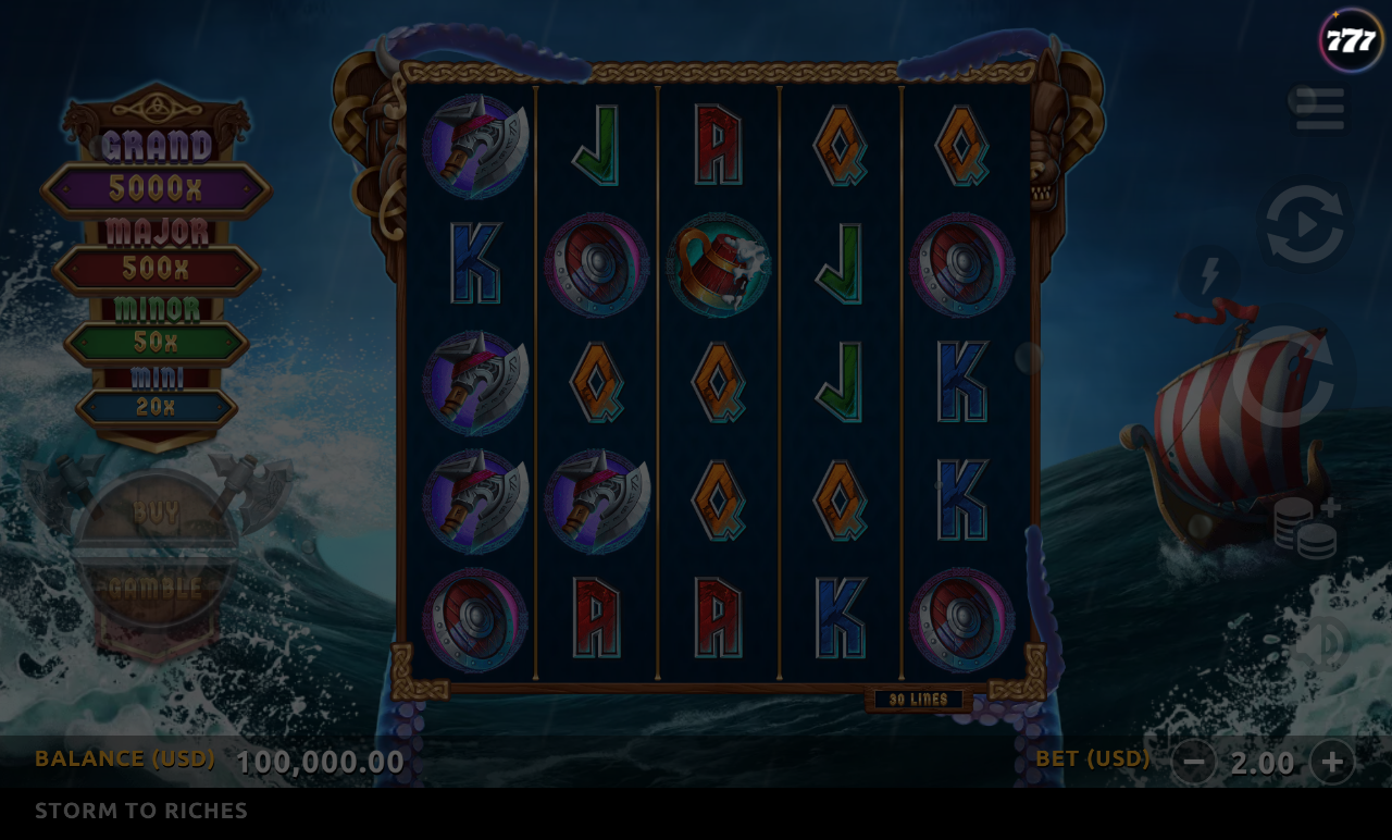 Storm to Riches base game