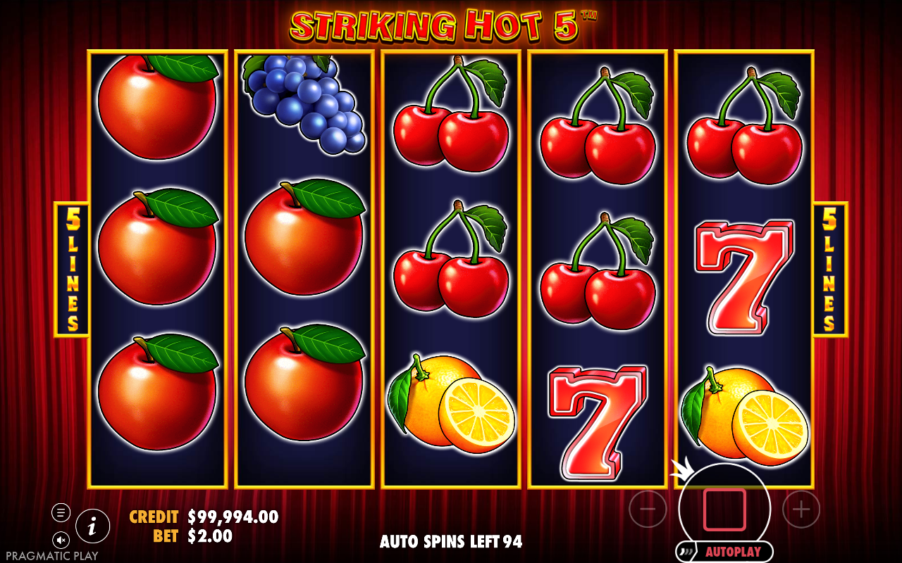 Striking Hot 5 gameplay