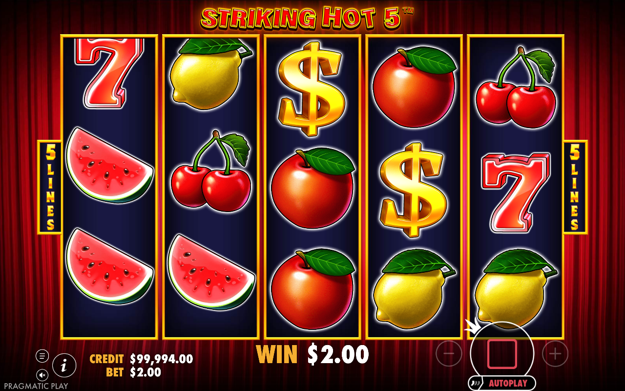 Striking Hot 5 gameplay