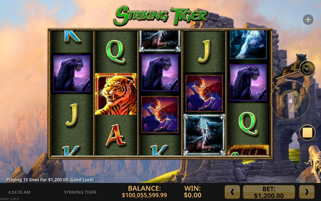 Striking Tiger gameplay