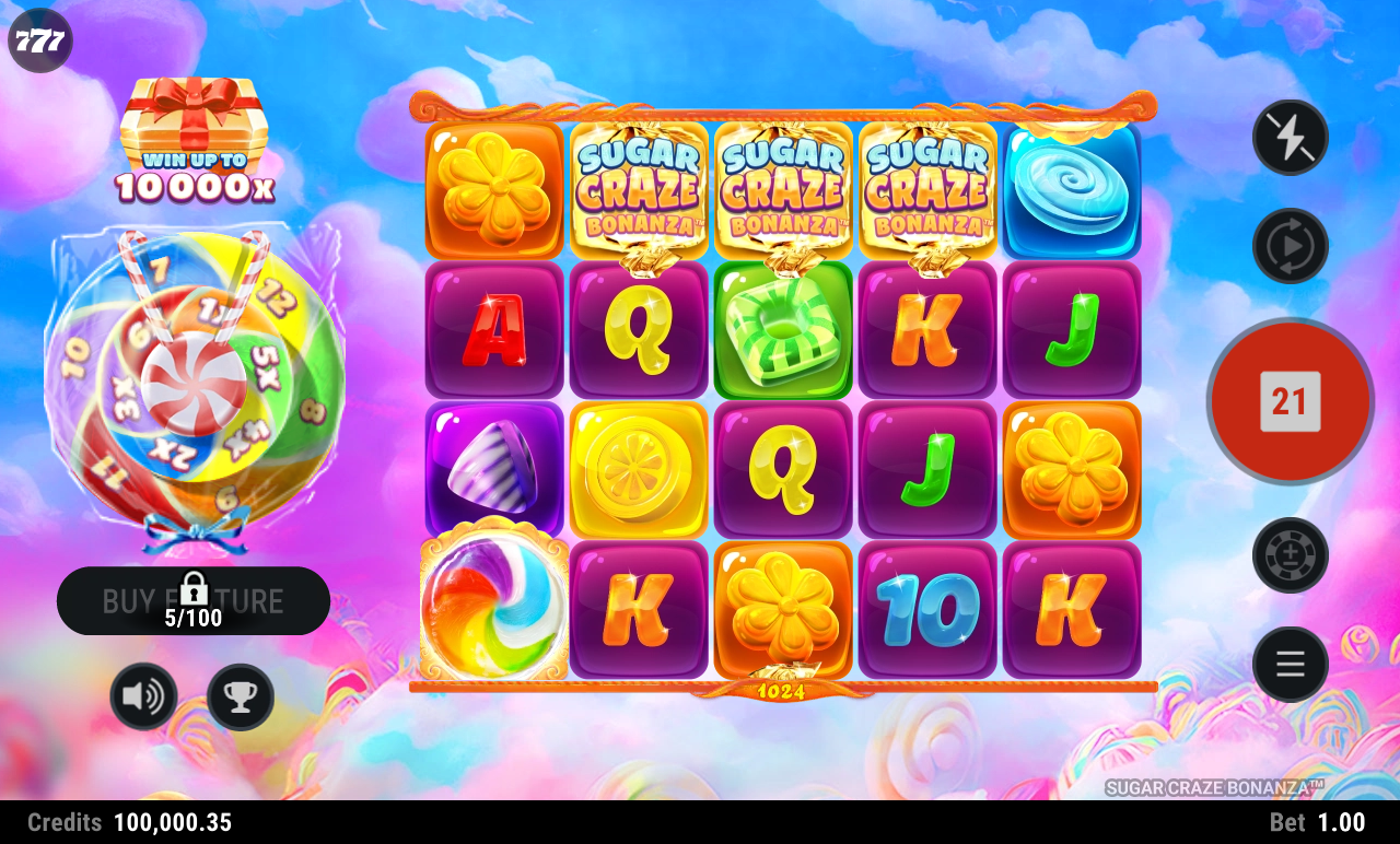 Sugar Craze Bonanza gameplay
