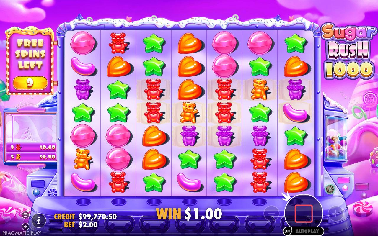 Sugar Rush 1000 bonus round