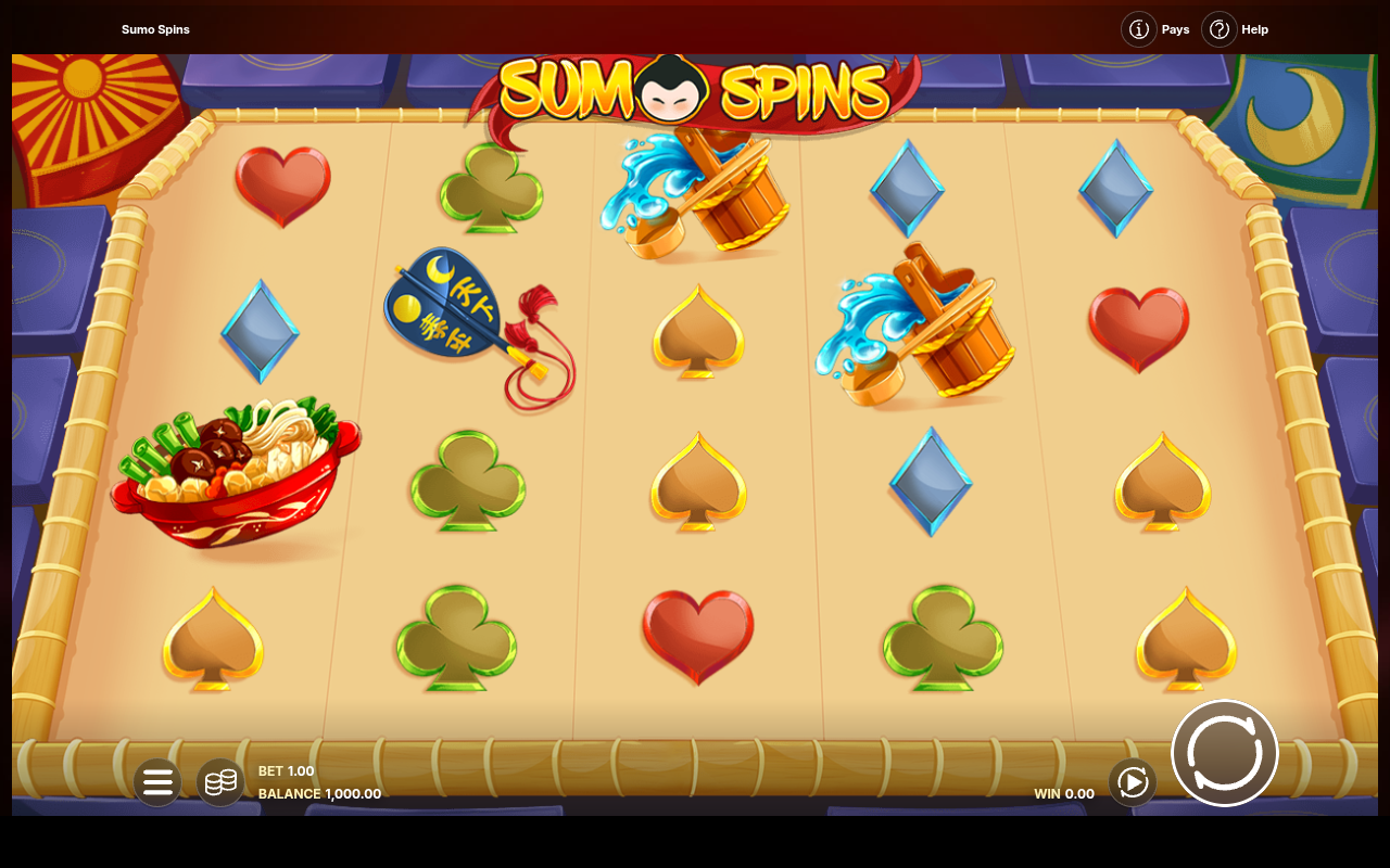 Sumo Spins base game