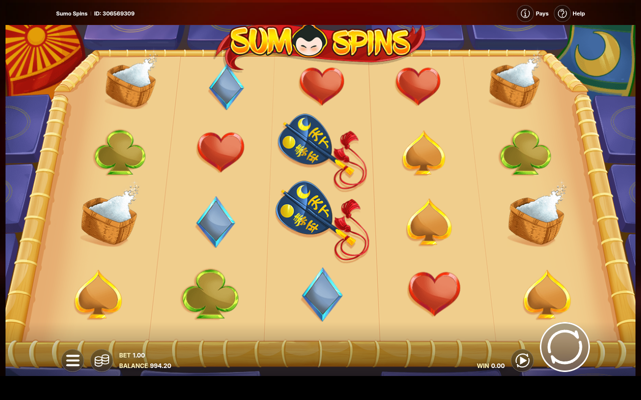 Sumo Spins gameplay