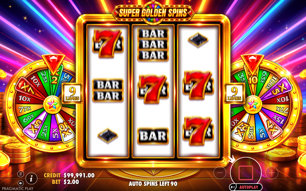 Super Golden Spins gameplay