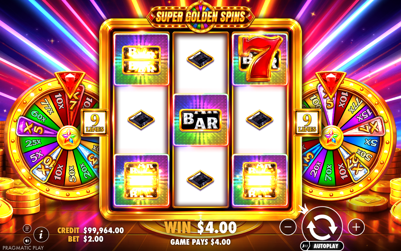 Super Golden Spins gameplay