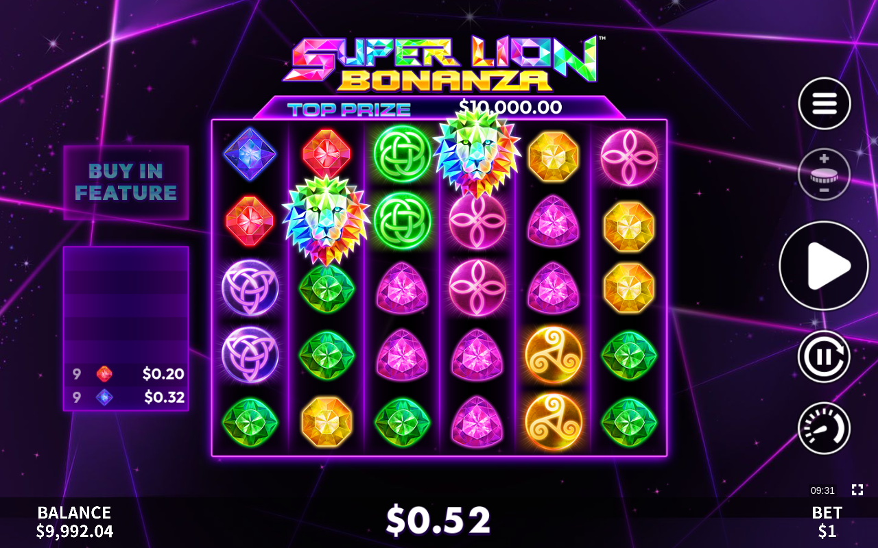 Super Lion Bonanza gameplay