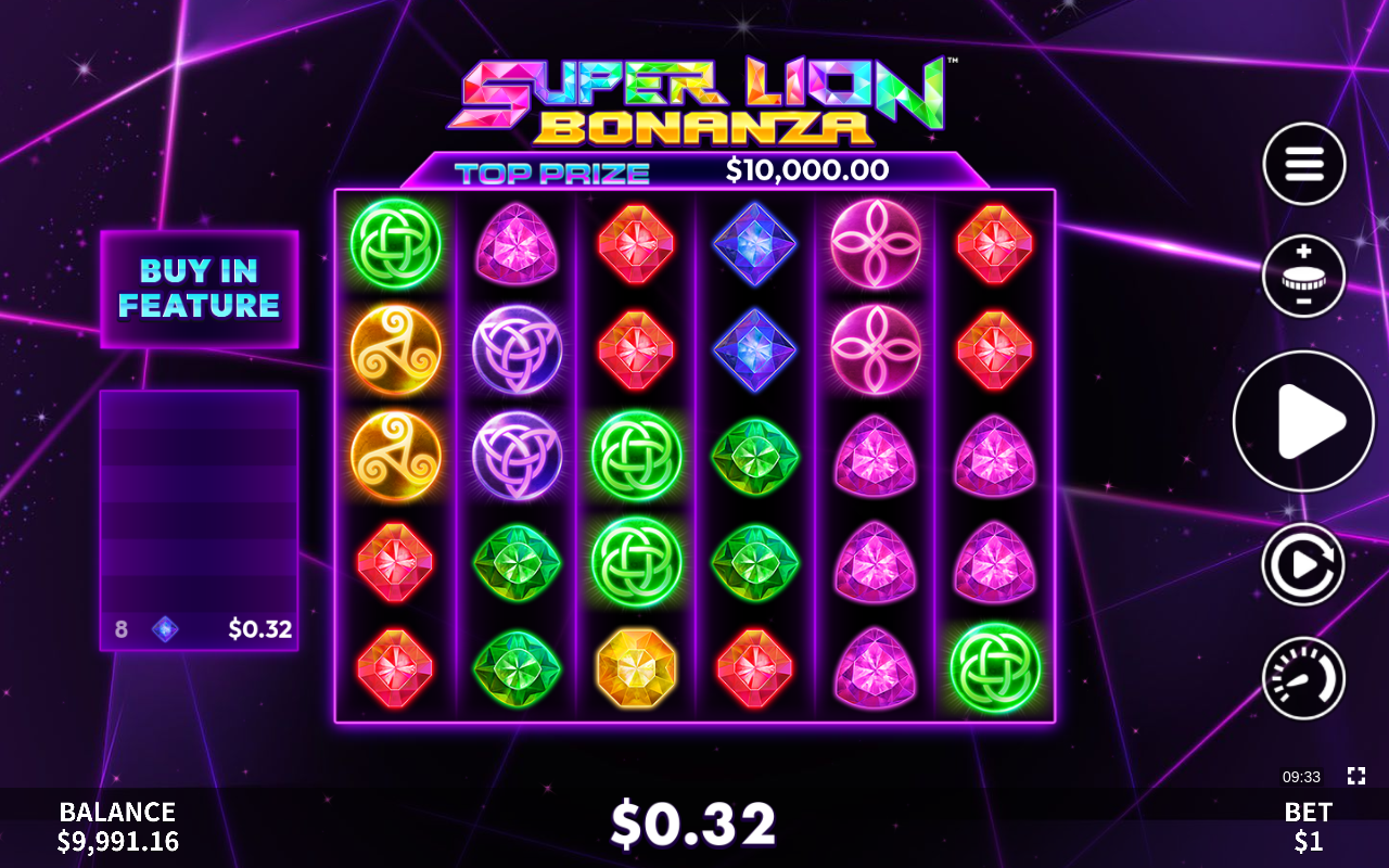 Super Lion Bonanza gameplay