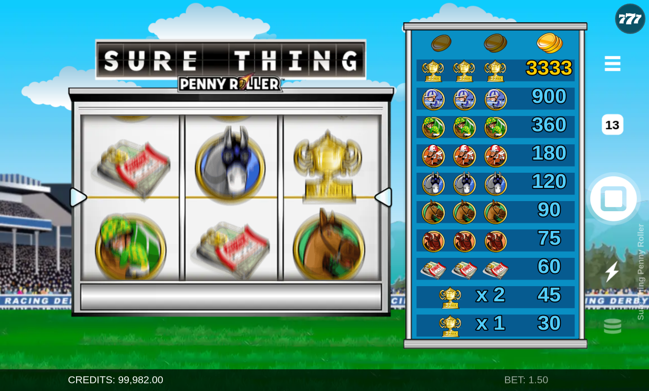 Sure Thing - Penny Roller gameplay