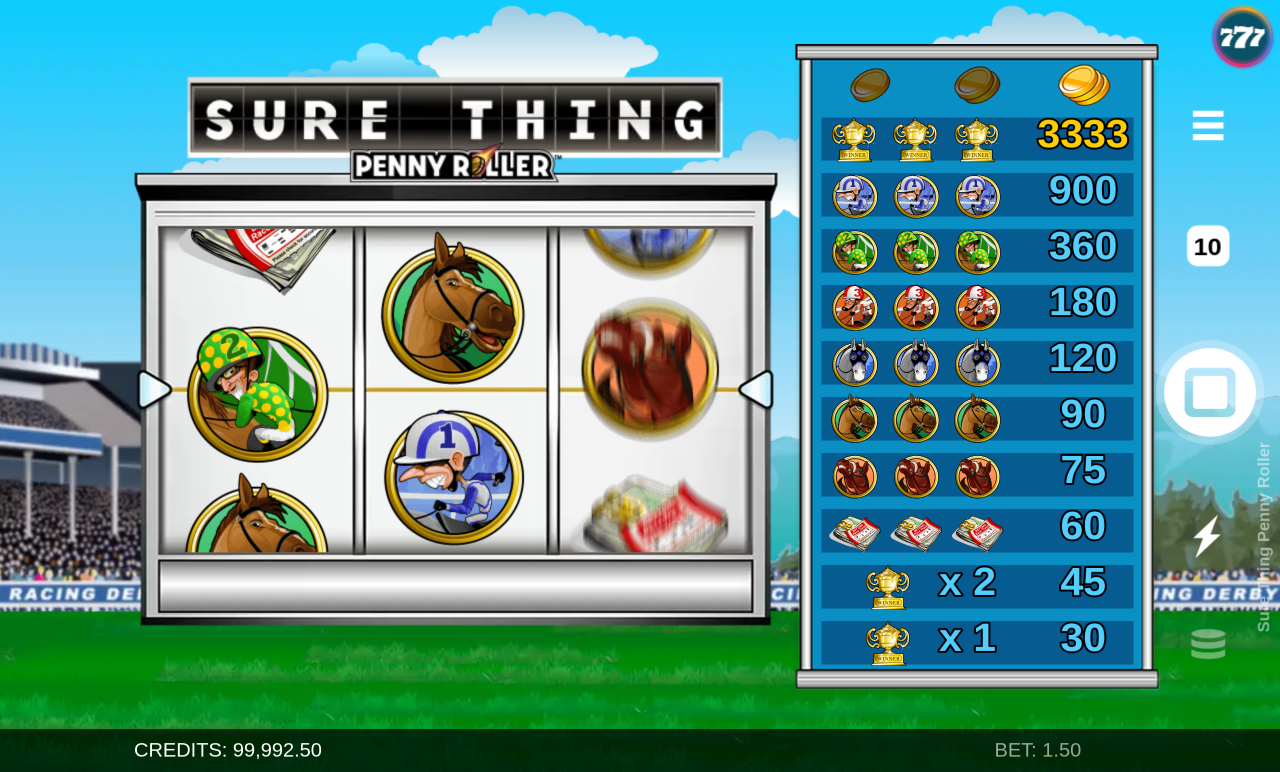 Sure Thing - Penny Roller gameplay