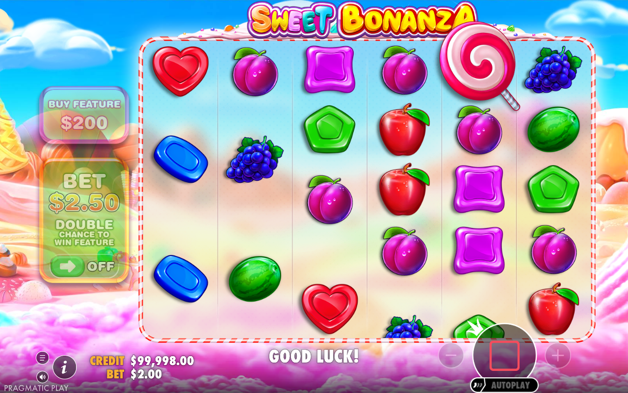 Sweet Bonanza base game
