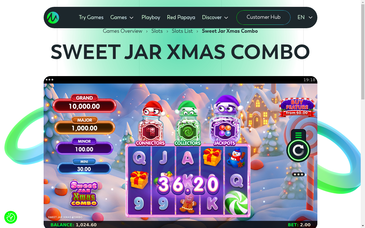 Sweet Jar Xmas Combo gameplay