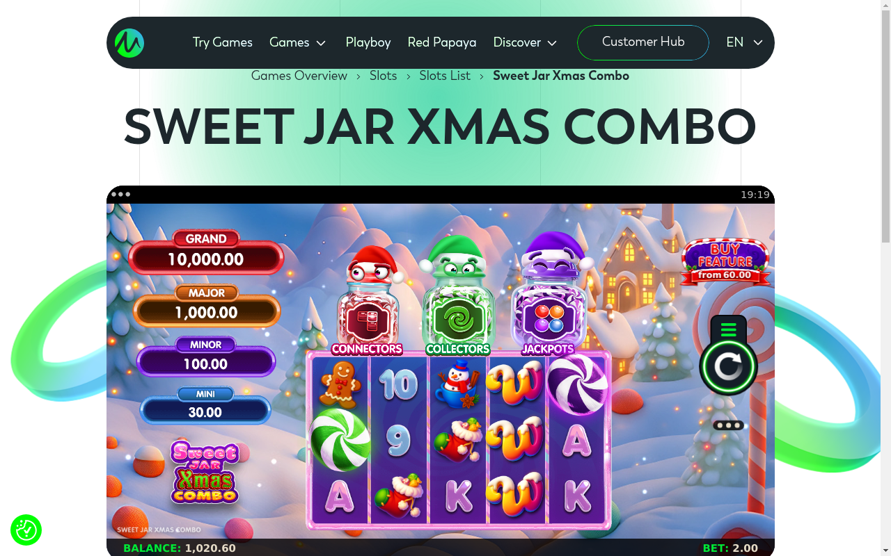 Sweet Jar Xmas Combo gameplay