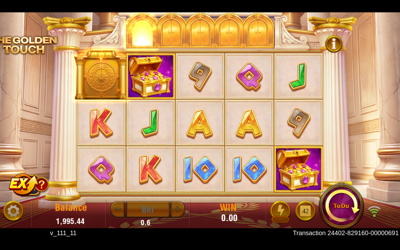 The Golden Touch Epic Wild respin