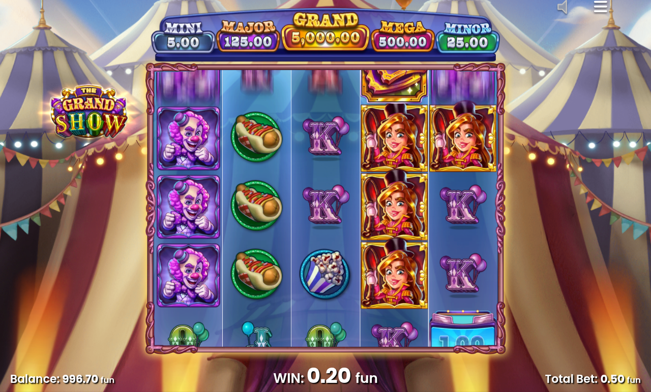 The Grand Show gameplay