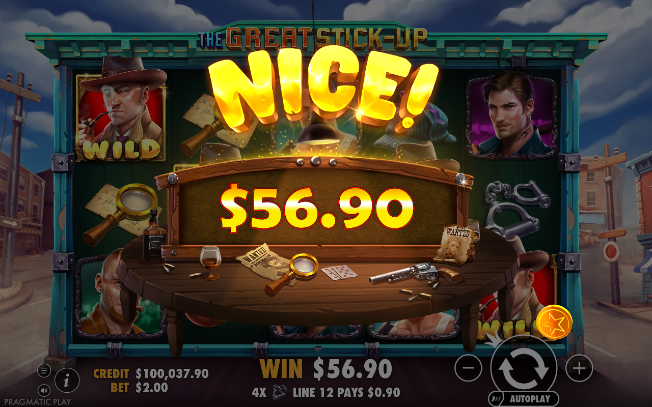 The Great Stick-Up gameplay