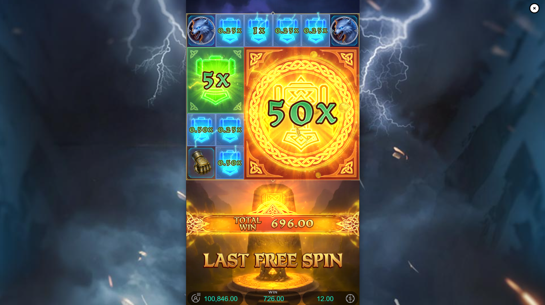 Thunder Reckoning free spins play