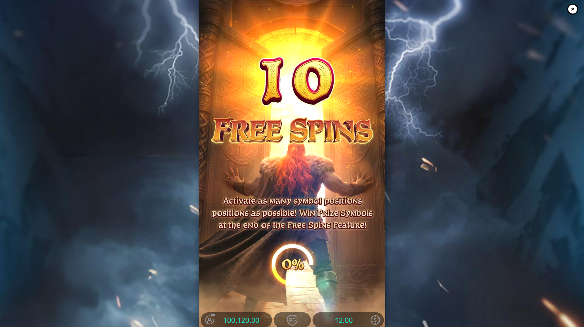 Thunder Reckoning free spins trigger