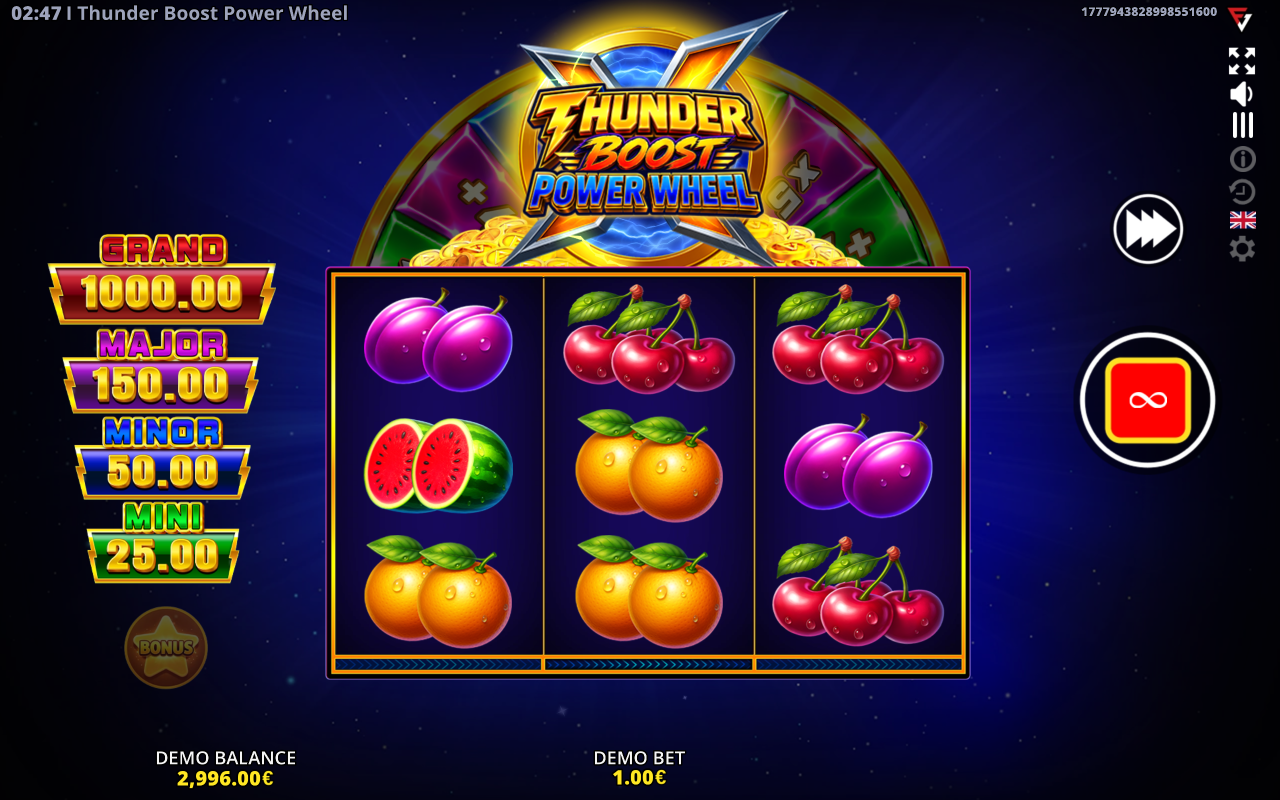 Thunder Boost Power Wheel gameplay