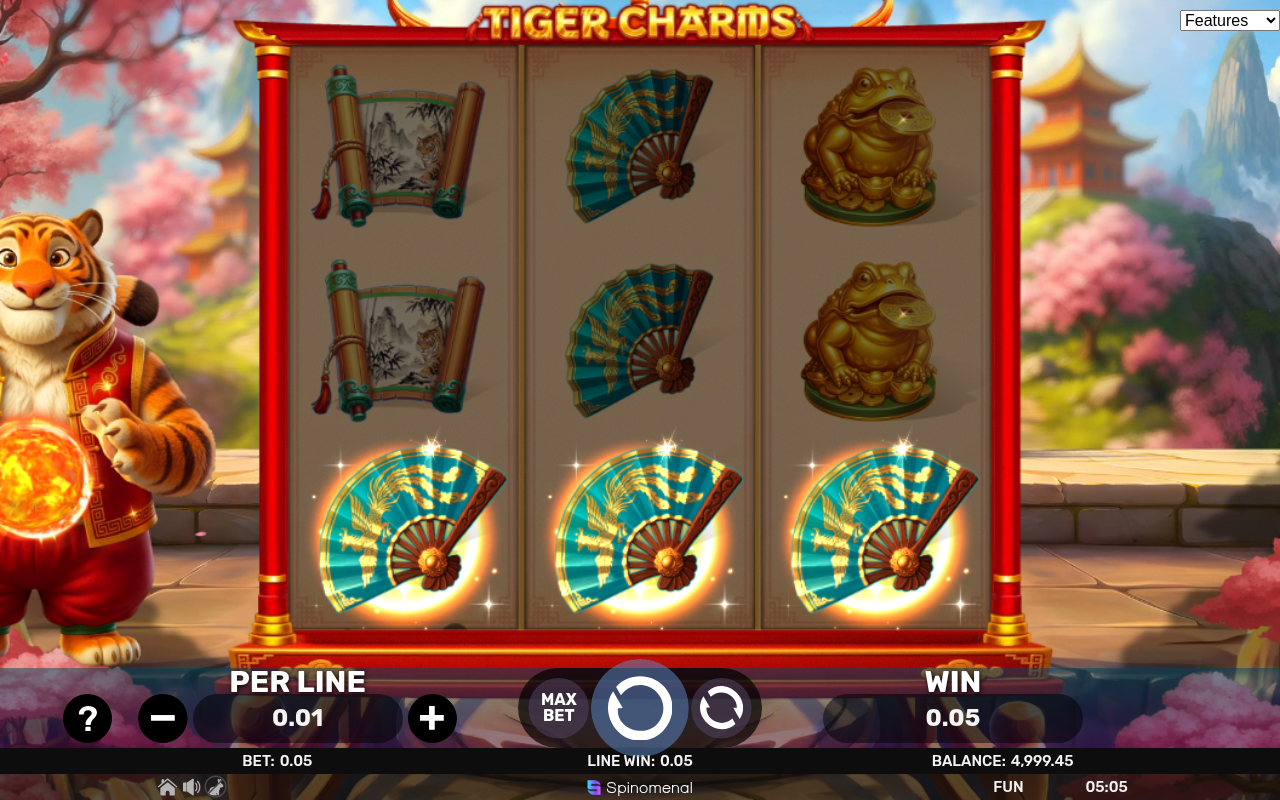 Tiger Charms gameplay