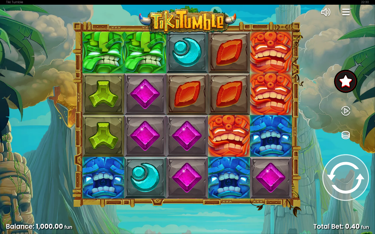 Tiki Tumble base game