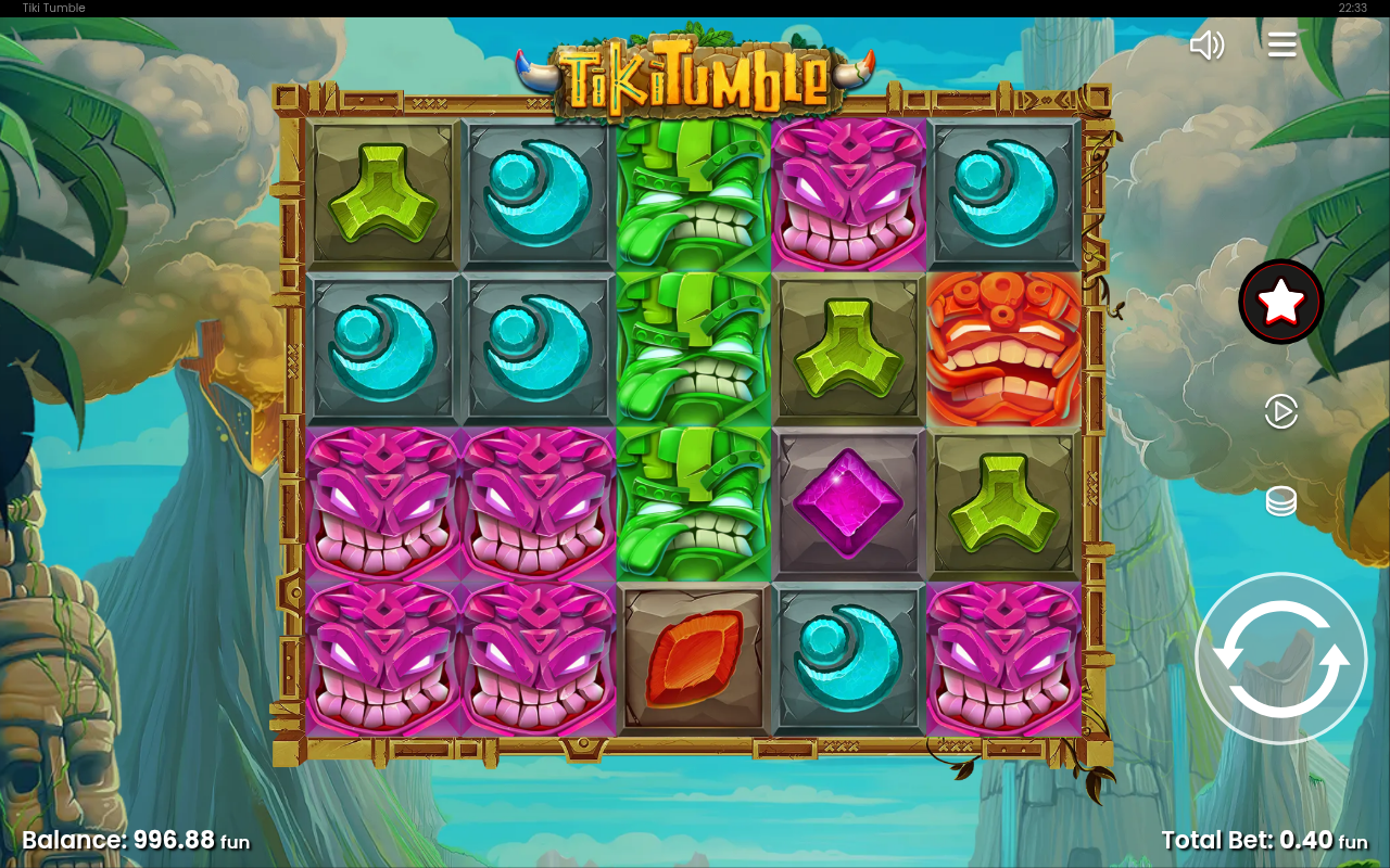 Tiki Tumble gameplay