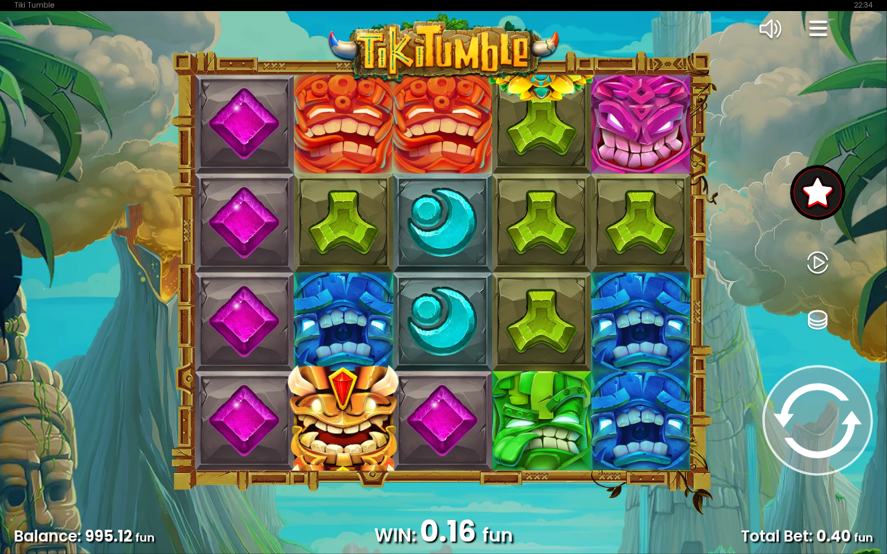 Tiki Tumble gameplay