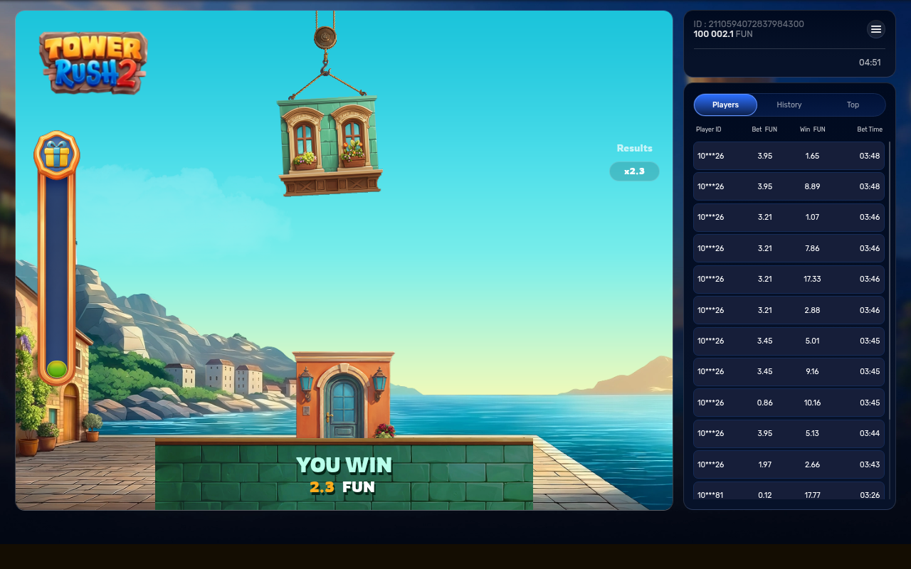 Tower Rush 2 mid-round multiplier