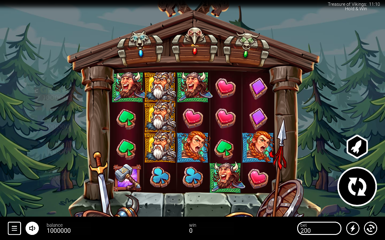 Treasure of Vikings: Hold & Win base game